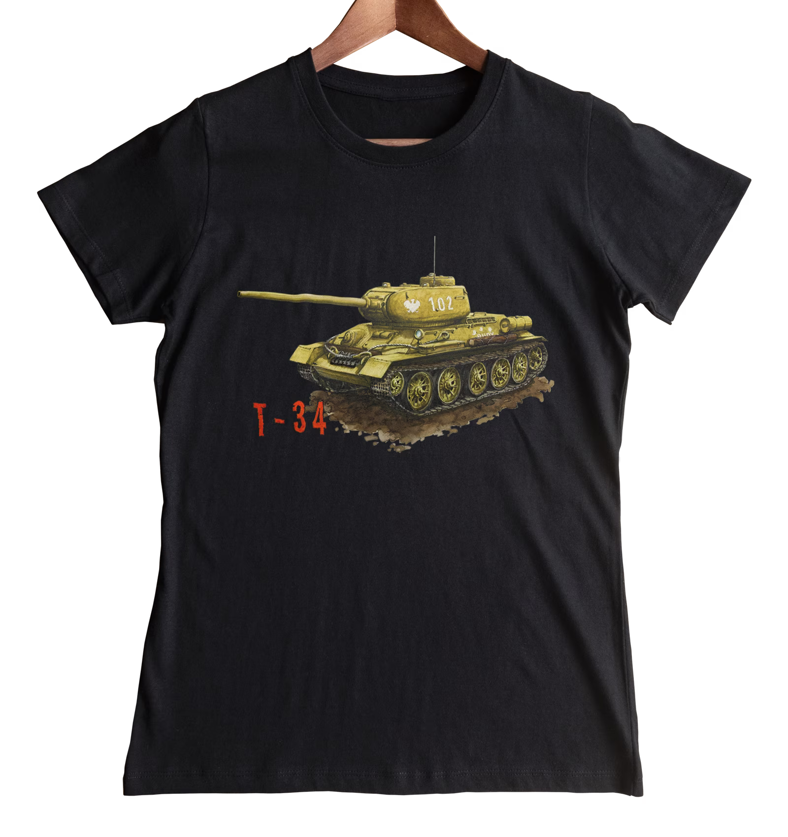 T-34 — koszulka damska