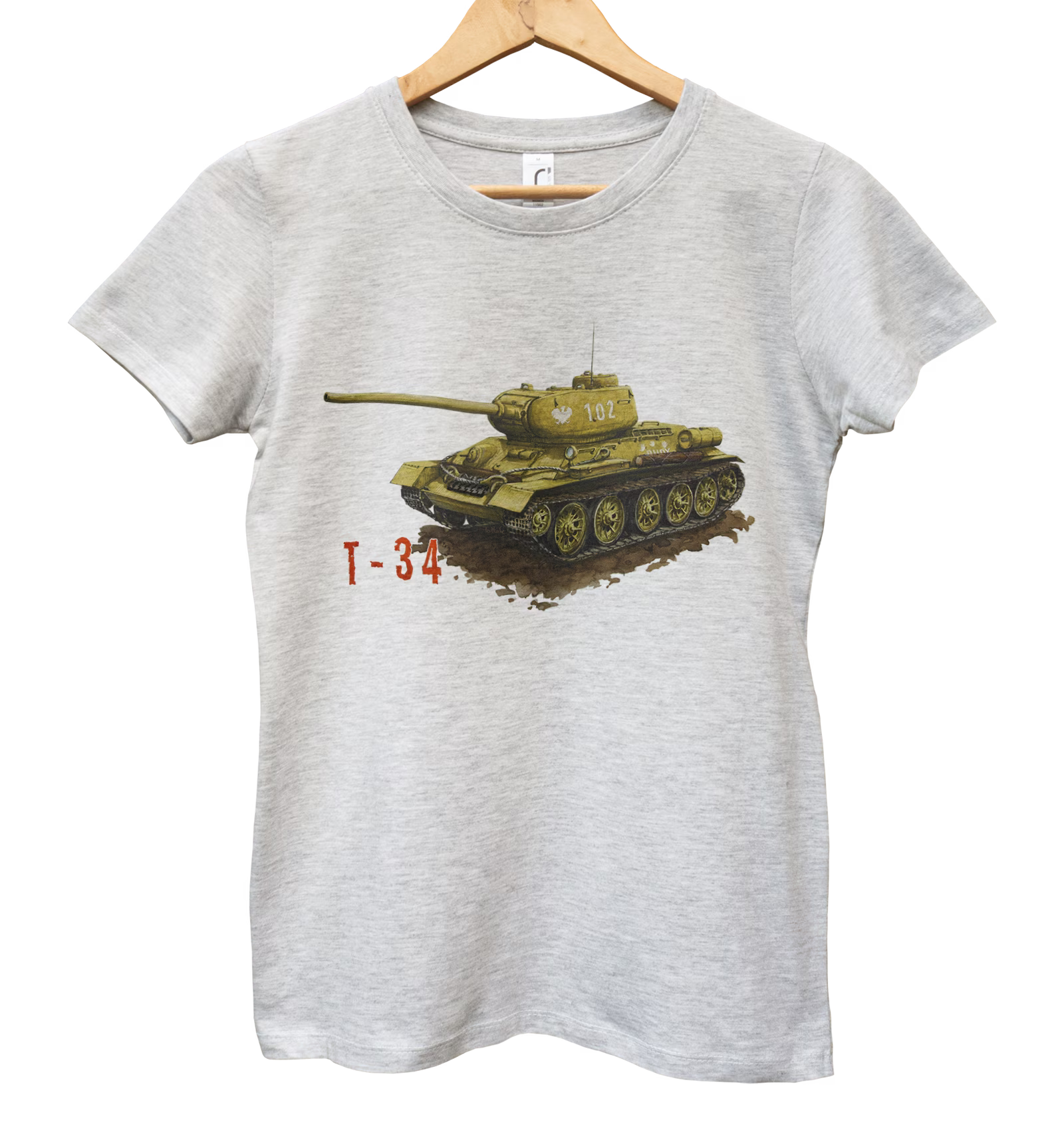 T-34 — koszulka damska
