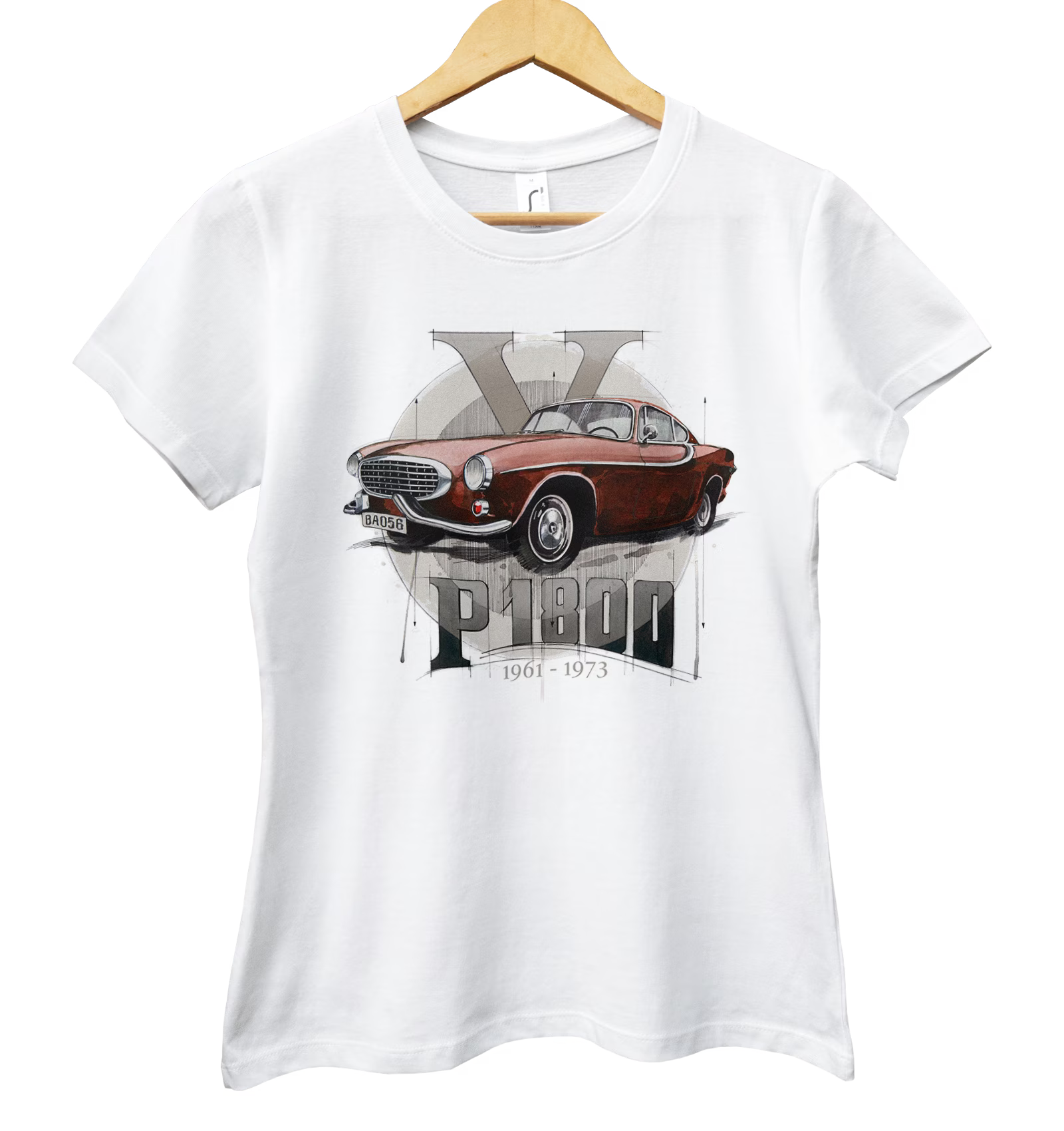 Volvo P1800 — koszulka damska