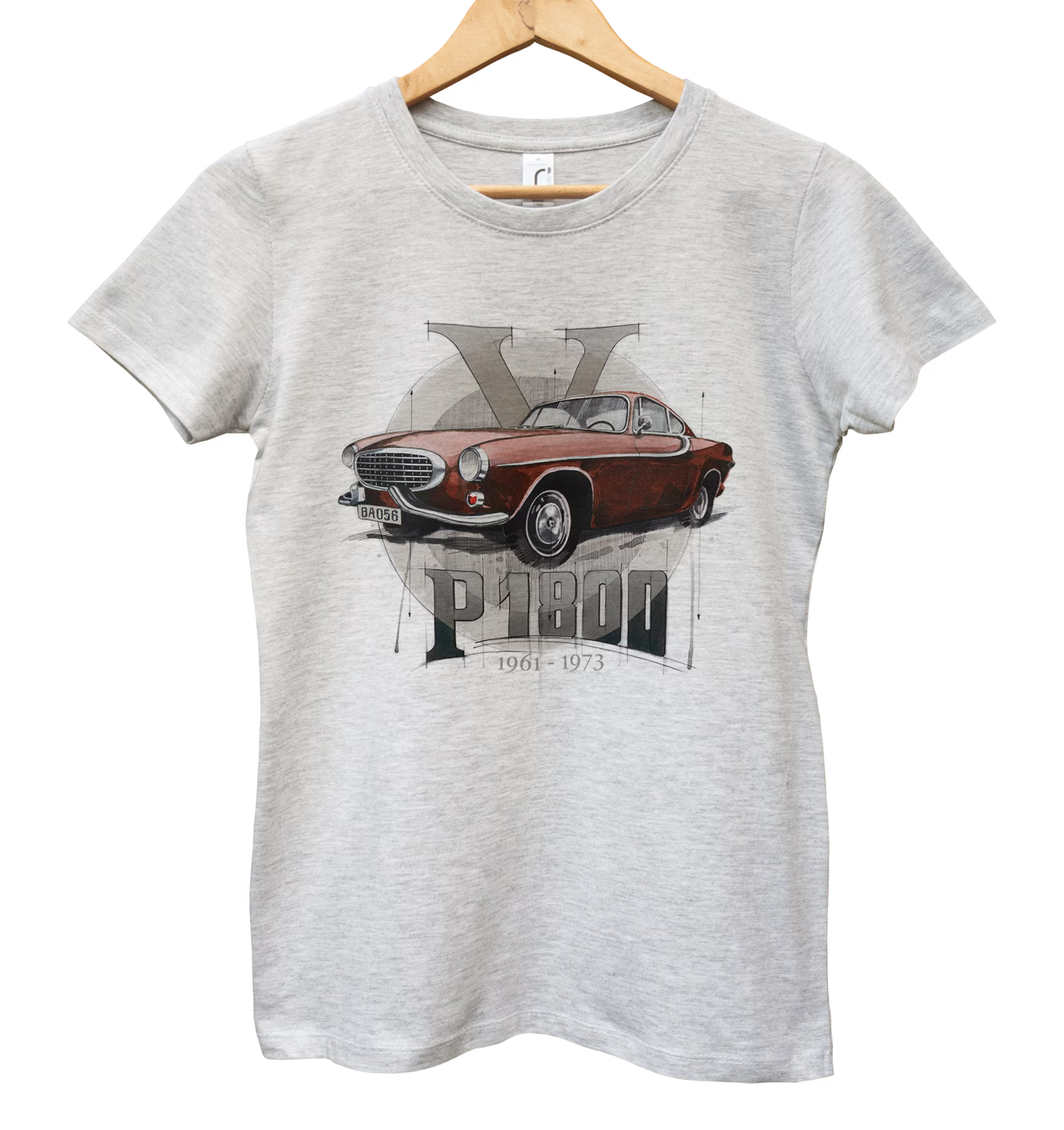 Volvo P1800 — koszulka damska