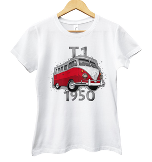 VW T1 — koszulka damska