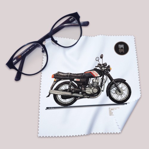 Ściereczka do okularów z mikrofibry motocykl Jawa 350