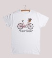 T-shirt Rower rozowy