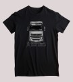 T-shirt czarny ciężarówka Volvo FH