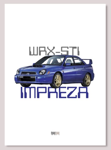 Plakat dekoracyjny na ścianę Subaru