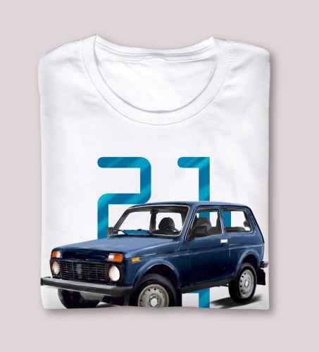 koszulka samochód terenowy Łada Niva