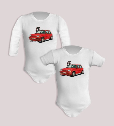 body dziecięce Renault 5 Czerwony