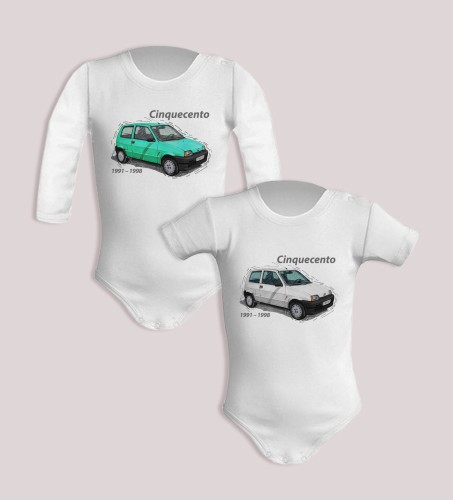 FIAT_CINQUECENTO_BIAŁY_ZIELONY body dziecięce