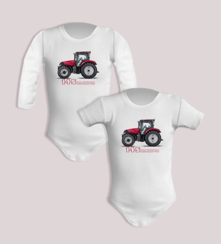body dziecięce z traktorem Case Maxxum