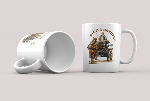 kubek bryczka treningowa prezent dla koniarzy