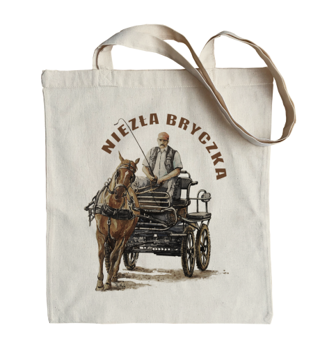 torba bawełniana na zakupy z Bryczką