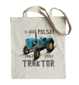 torba bawełniana na zakupy z traktorem Ursus C 330