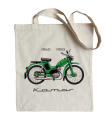 torba bawełniana na zakupy z motorowerem Romet Komar
