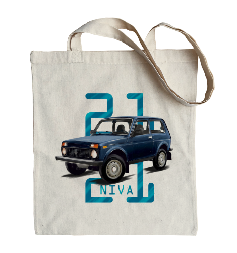 bawełniana torba z samochodem Łada Niva 2121