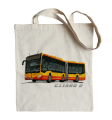 bawełniana torba na ramię z autobusem Mercedes Benz Citaro