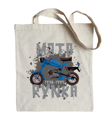bawełniana torba na zakupy z motorowerem Motorynka
