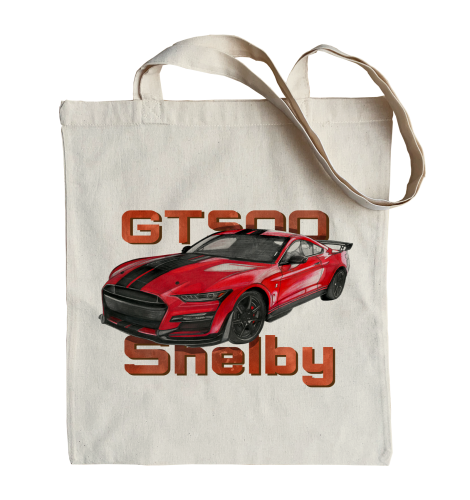 torba bawełniana na zakupy samochód Ford Mustang Shelby GT 500
