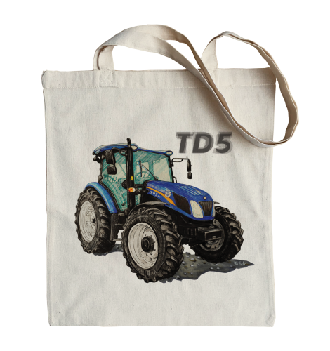 torba bawełniana na zakupy traktor New Holland T 5