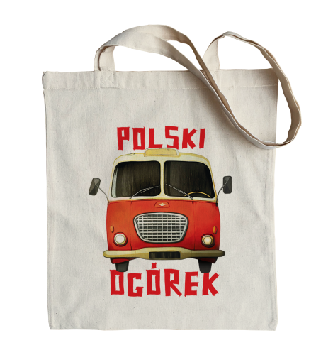 torba bawełniana z autobusem Jelcz 043 Ogórek