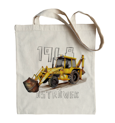 bawełniana torba na zakupy z koparką Ostrówek