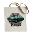 bawełniana torba na zakupy z samochodem Volvo P1800