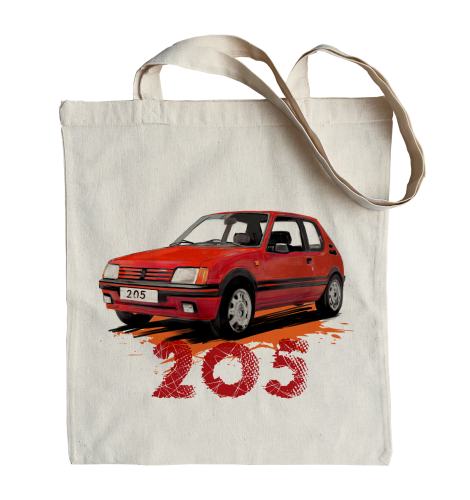 bawełniana torba na zakupy samochód Peugeot 205