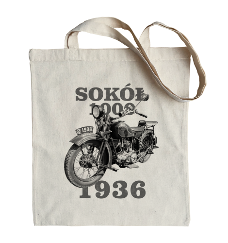 bawełniana torba na zakupy motocykl Sokół