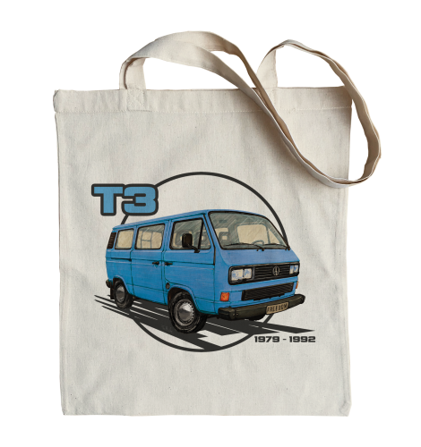 torba bawełniana na zakupy z busem Volkswagen Transporter T3