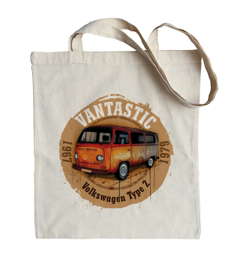 torba bawełniana z busem Volkswagen Transporter VW T2