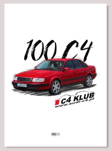 Audi C4 Zlot — plakat