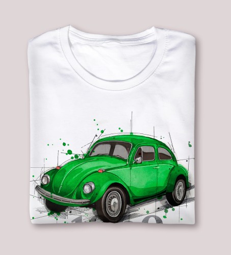 t-shirt Garbus zielony męski dziecięcy