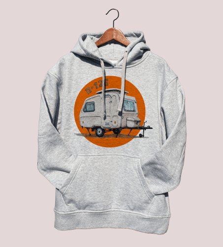 bluza z nadrukiem Niewiadów N 126 szara