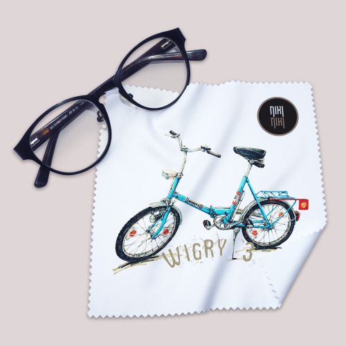 ściereczka do okularów z rowerem Wigry 3