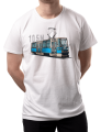 koszulka męska z tramwajem Konstal 105N