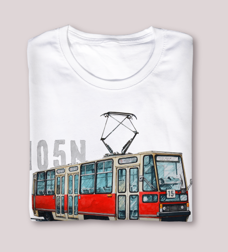 koszulka dla fana tramwajów Konstal