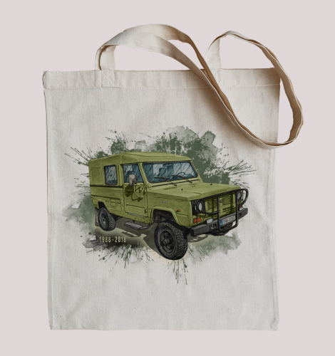 torba bawełniana z samochodem Tarpan Honker