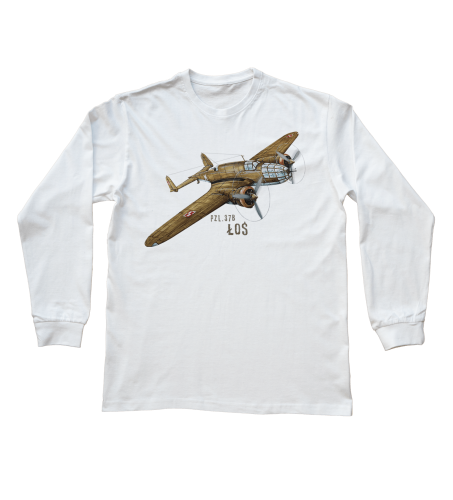 bluzka z długim rękawem samolot PZL.37 Łoś