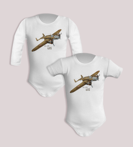 body dziecięce z samolotem Łoś