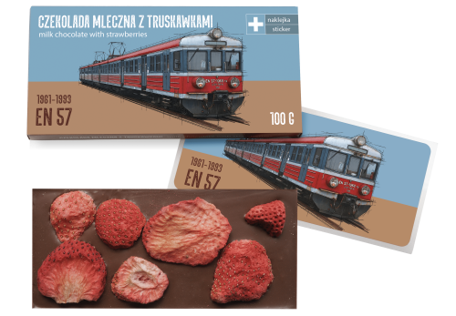 czekolada z pociągiem EN57 Regio