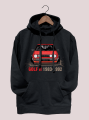 bluza czarna z nadrukiem Golf II