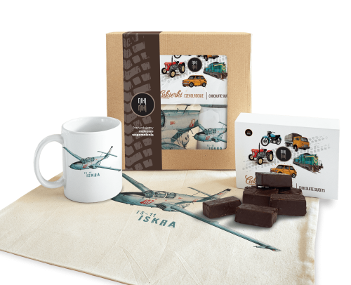 Iskra paczka prezent dla fana lotnictwa