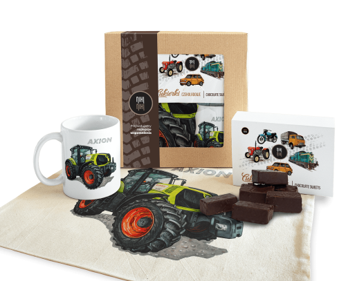 Paczka prezentowa ciągnik Claas Axion 800